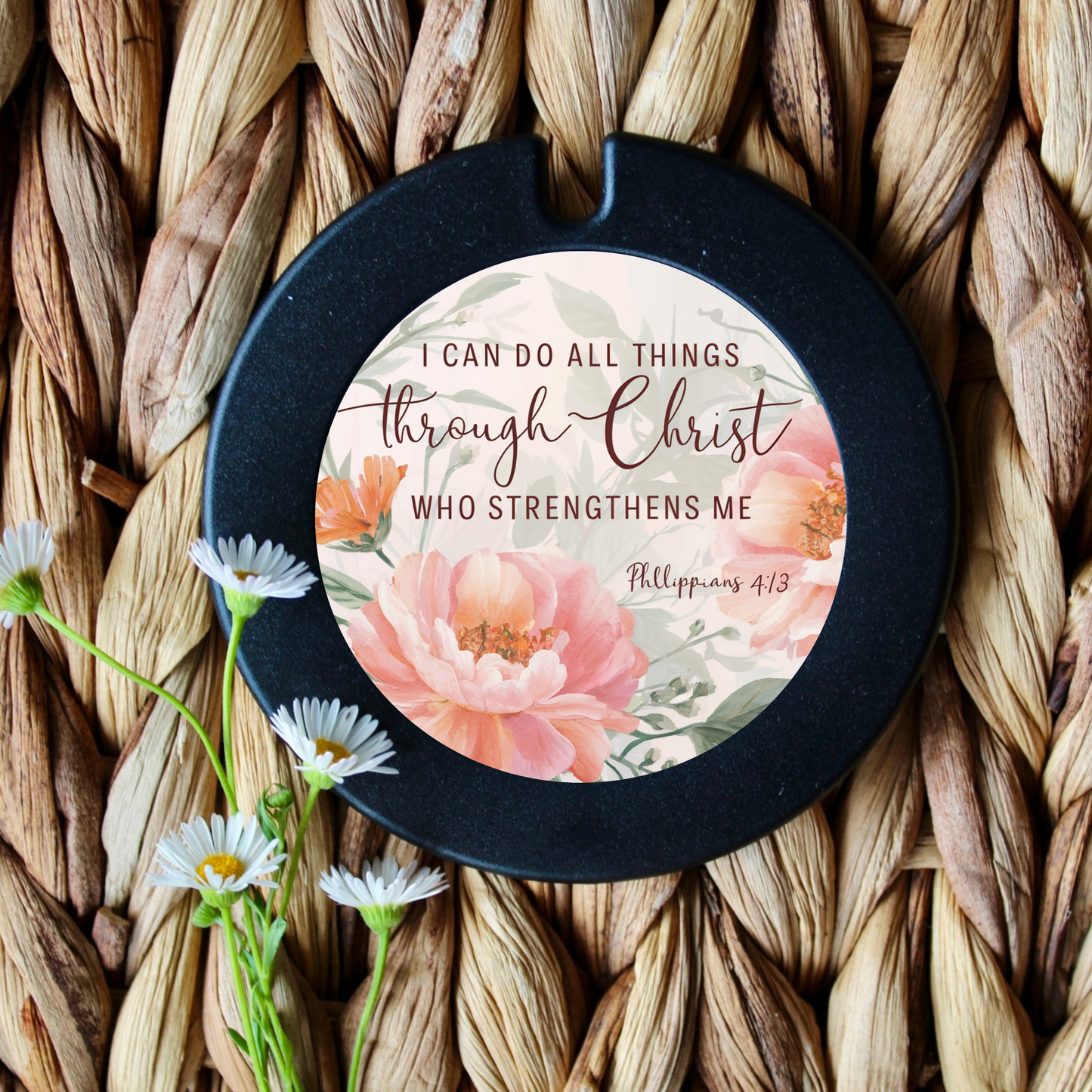 Through Christ License Disk Holder