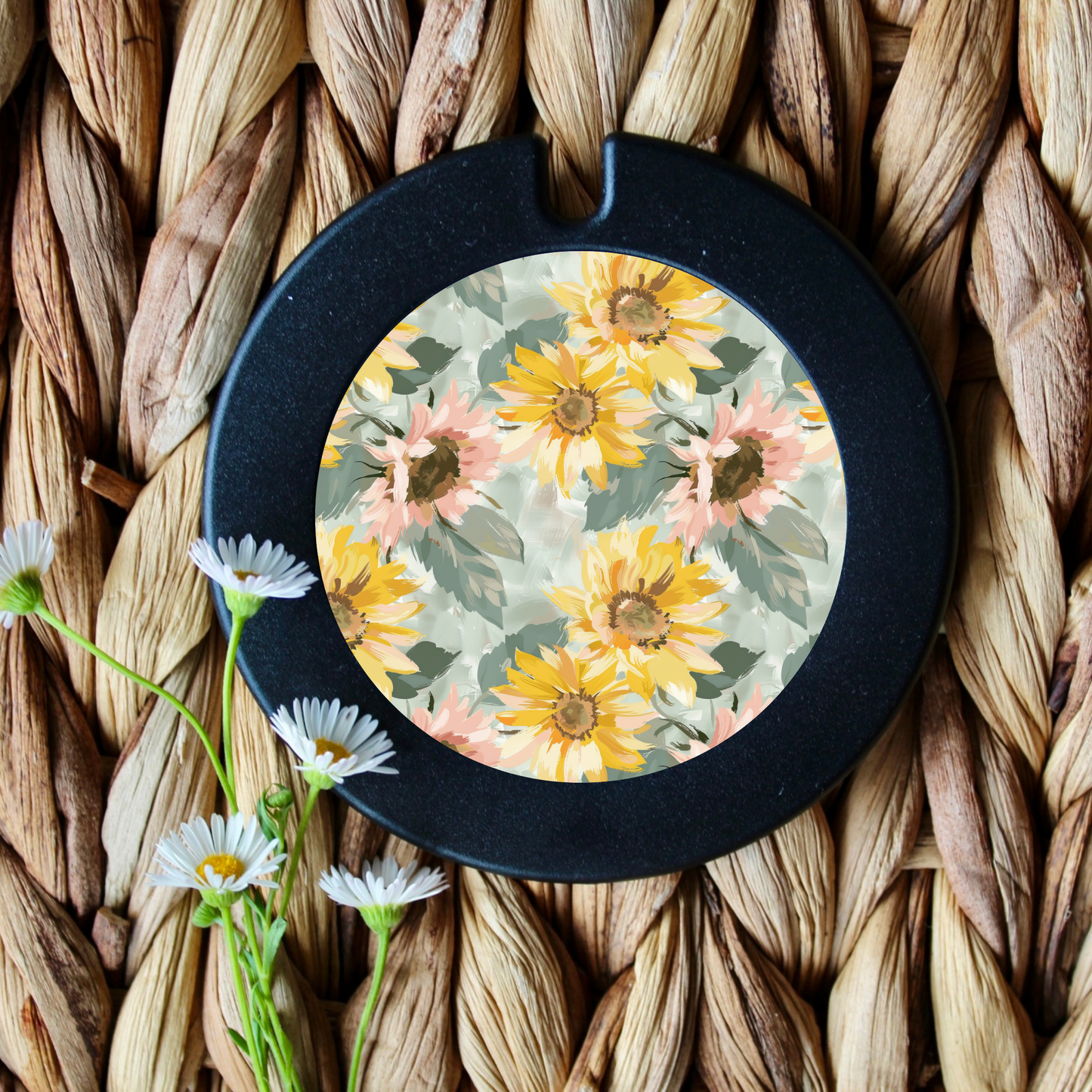 Sunflower License Disk Holder
