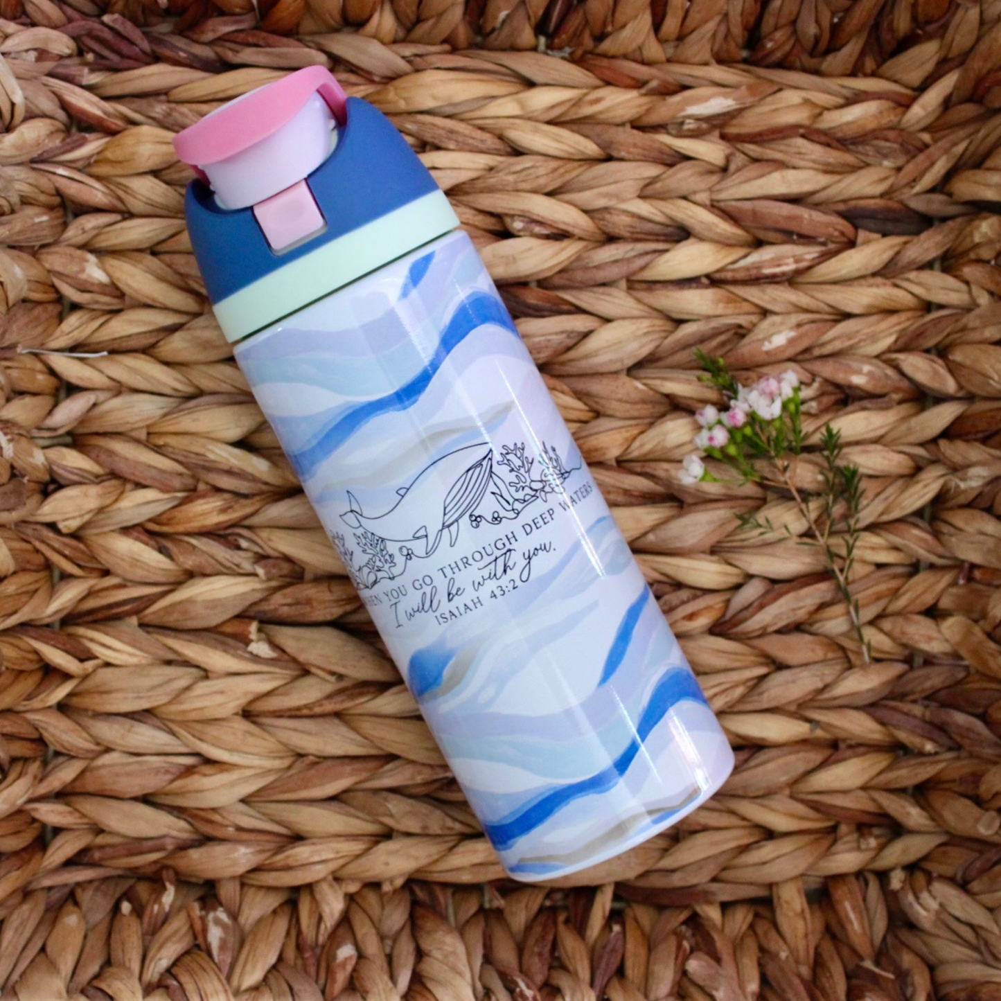 Through Deep Water Generic Owala Bottle
