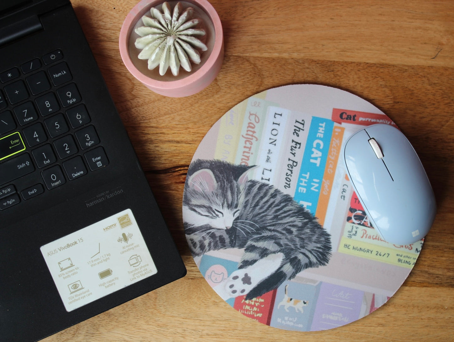 Cat Round Mousepad