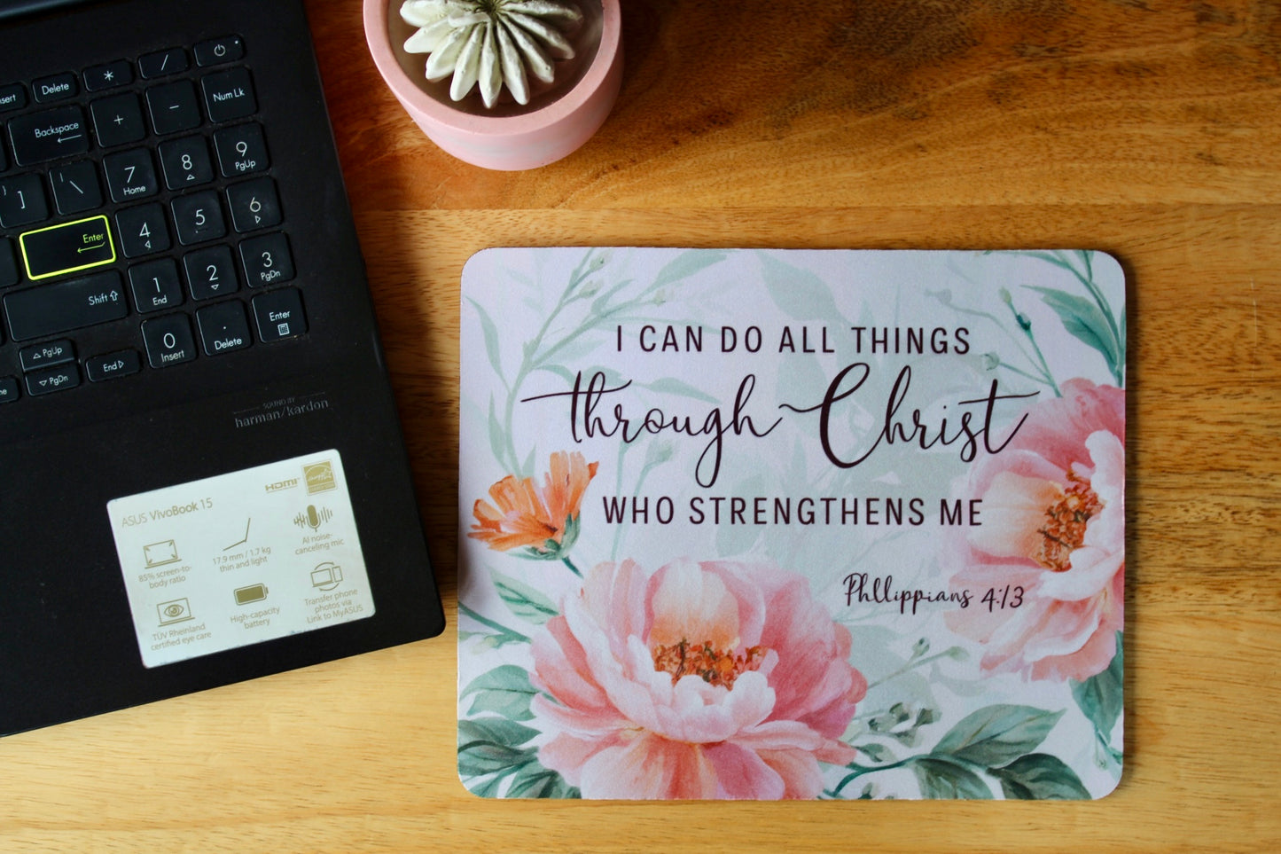 All Things Through Christ Mousepad