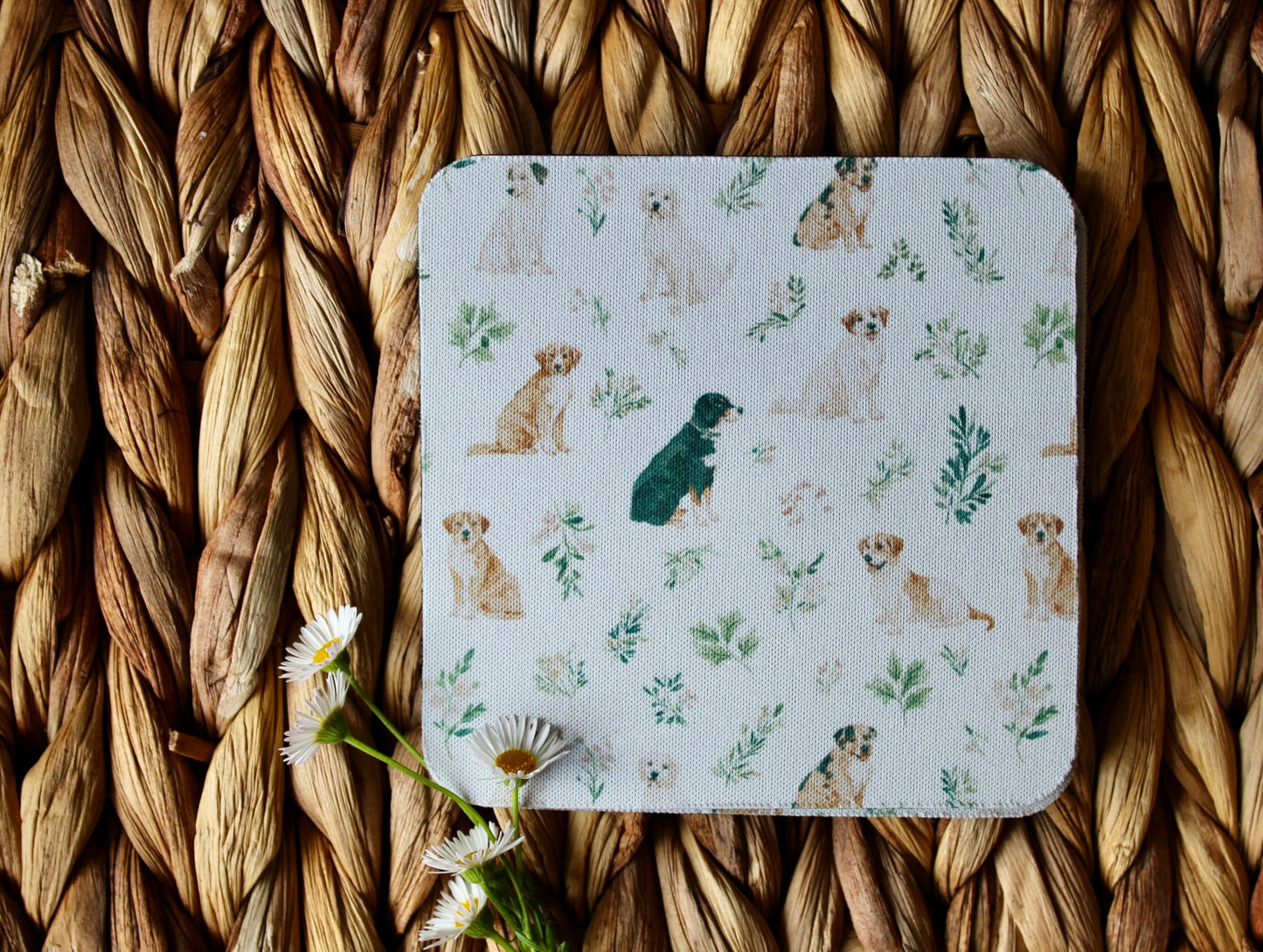 Dog Rubber Coaster
