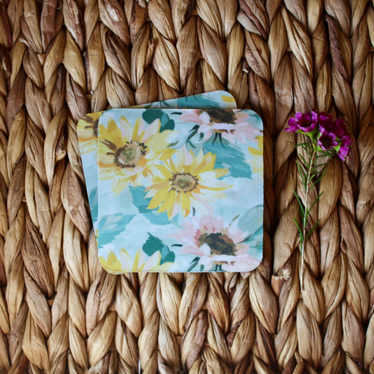 Sunflower Rubber Coaster
