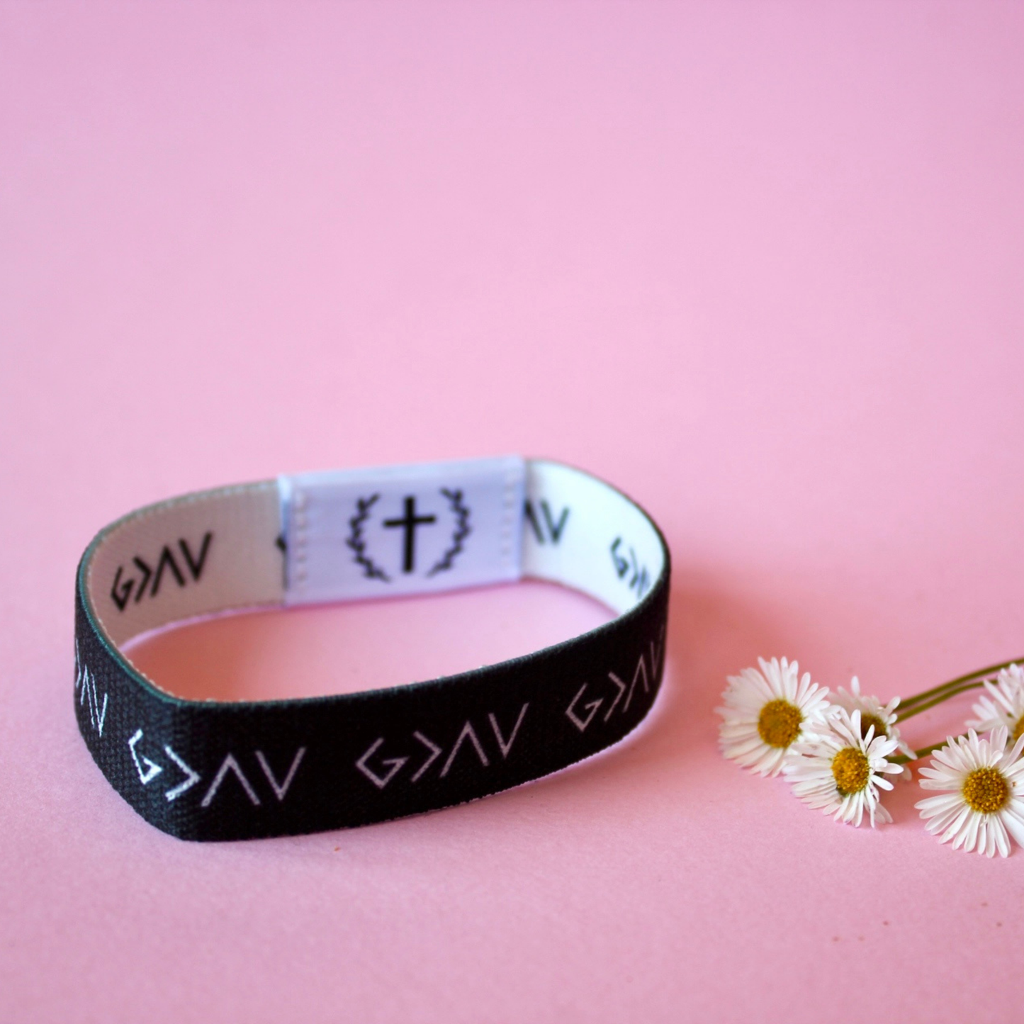 God is Greater NFC Bible Verse Bracelet