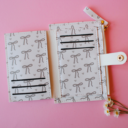 Grey Bow Wallet