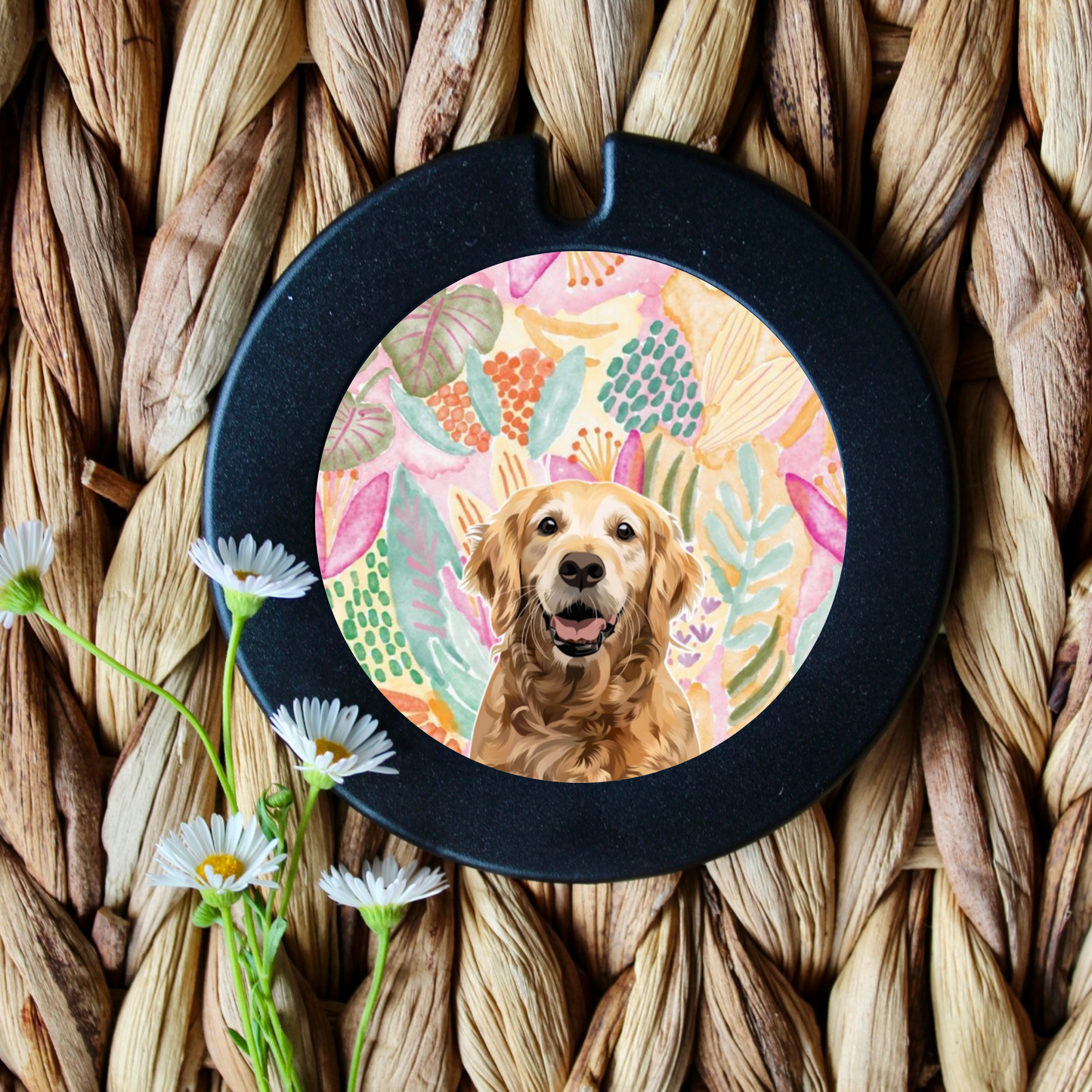 Cute Dog License Disk Holder