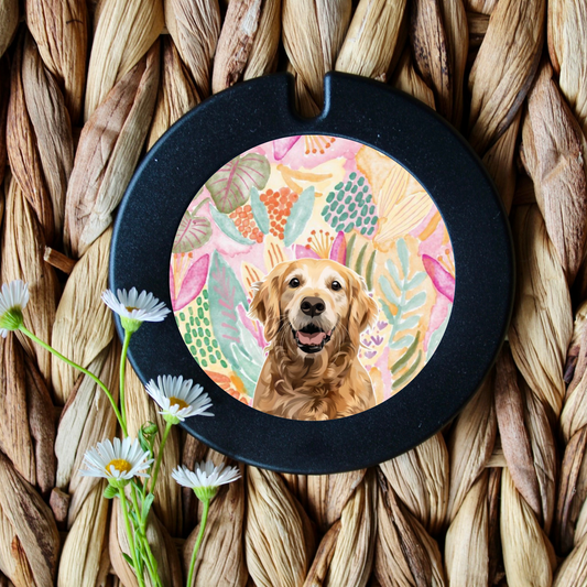 Cute Dog License Disk Holder
