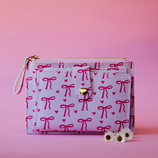 Hot Pink Bow Wallet