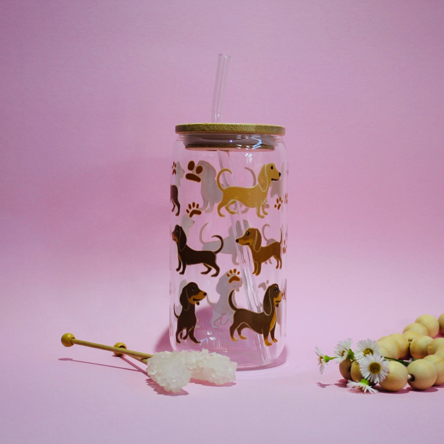 Dog Glass Cup