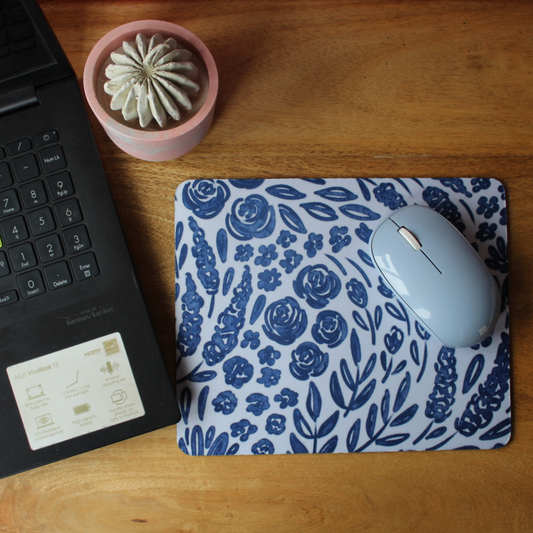 Blue Wildflower Mousepad