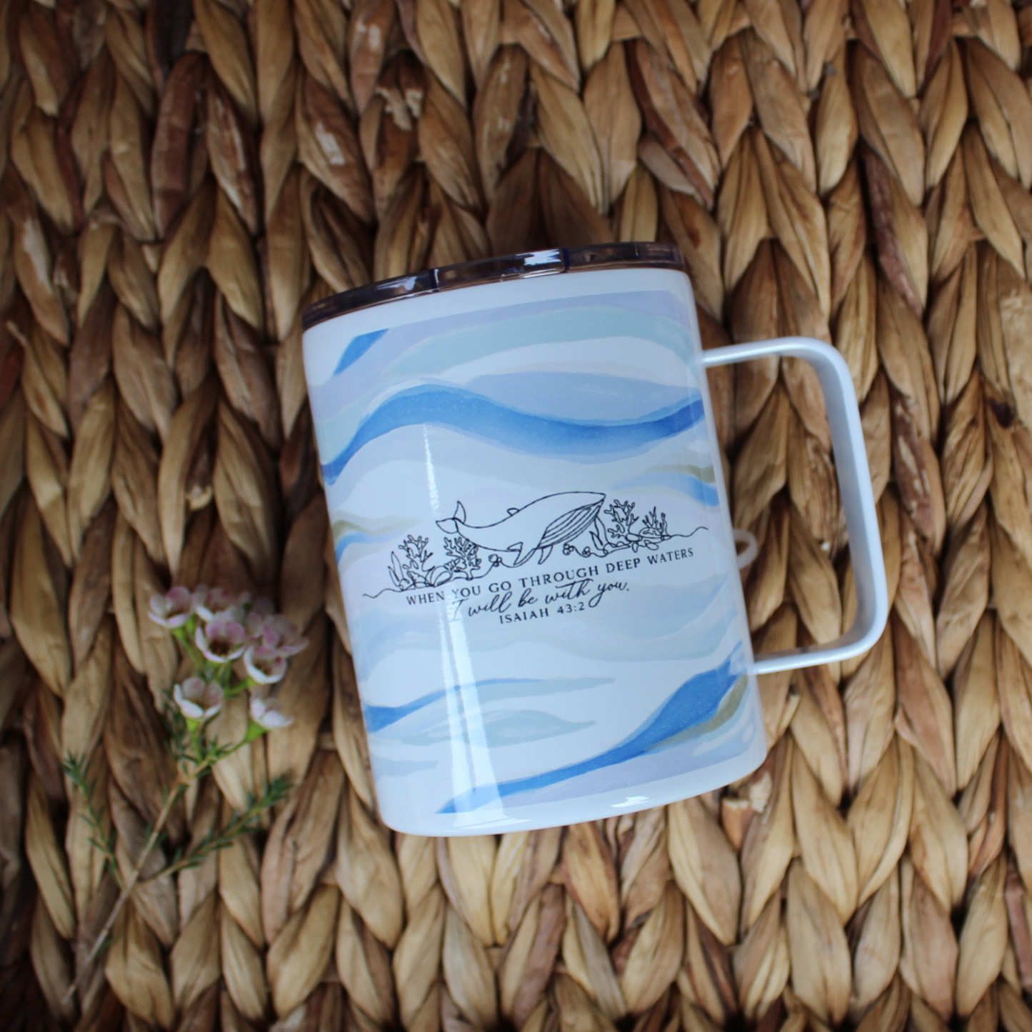 Through Deep Water Stainless Steel Mug