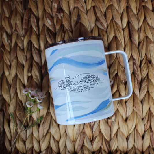 Through Deep Water Stainless Steel Mug
