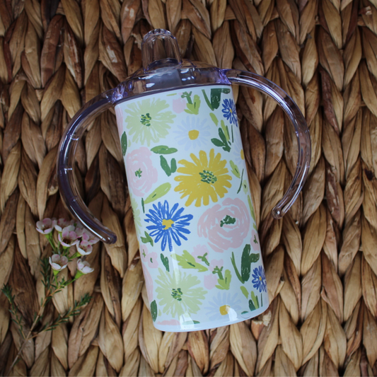 Spring Wildflower Sippy Cup