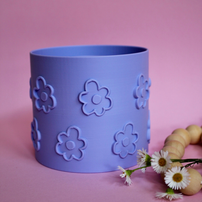 Floral Pencil / Makeup Holder