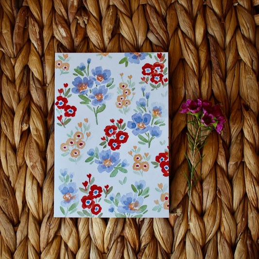 Wildflower Birthday Card