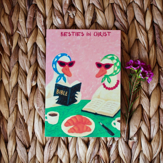 Besties In Christ Birthday Card
