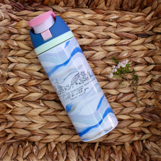 Through Deep Water Generic Owala Bottle