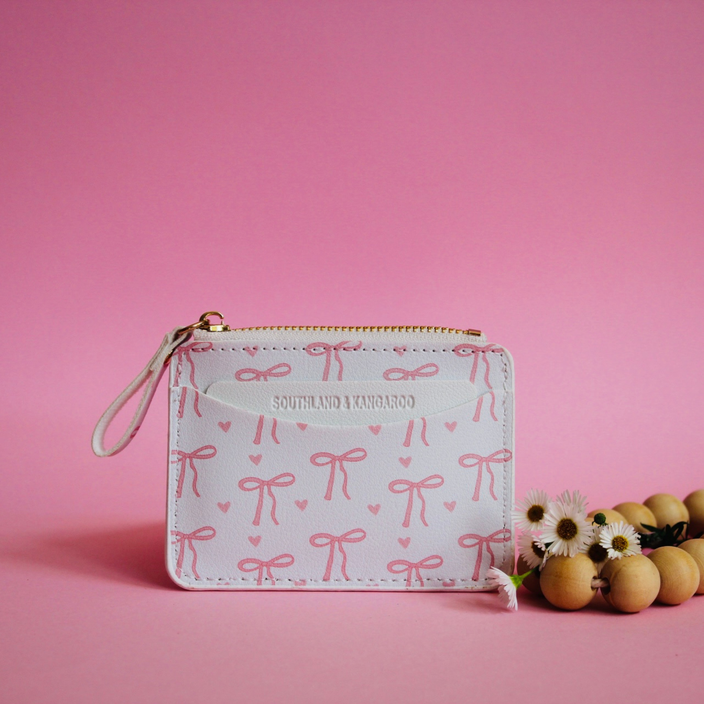 Pink Bow Small Wallet