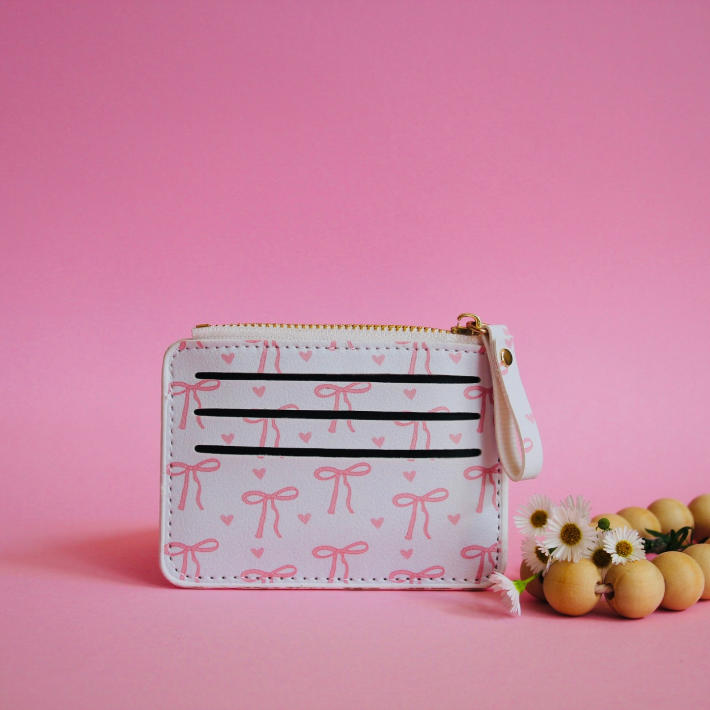 Pink Bow Small Wallet