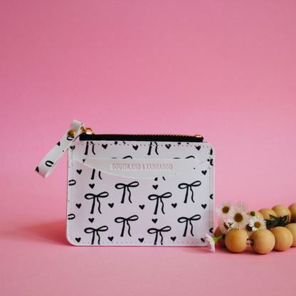Black Bow Small Wallet