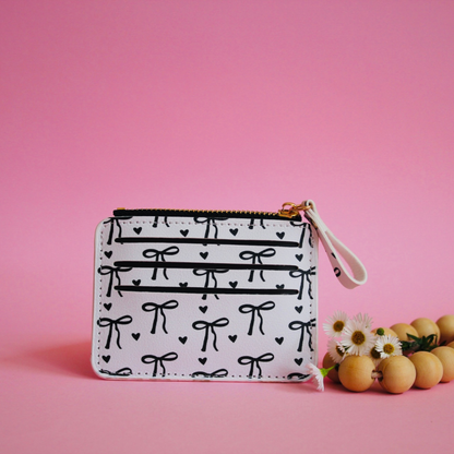 Black Bow Small Wallet