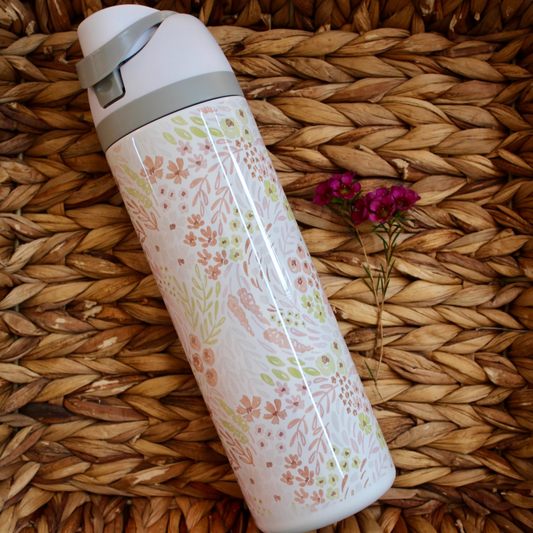 Small Wildflower Generic Owala Bottle