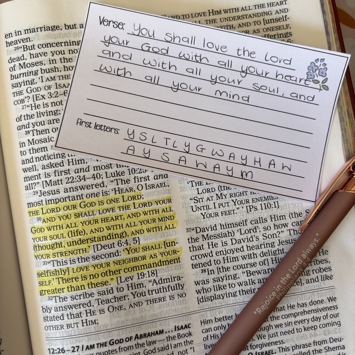 Verse Memorising Cards (50 Pages)