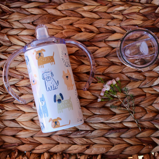 Colourful Doggy Sippy Cup