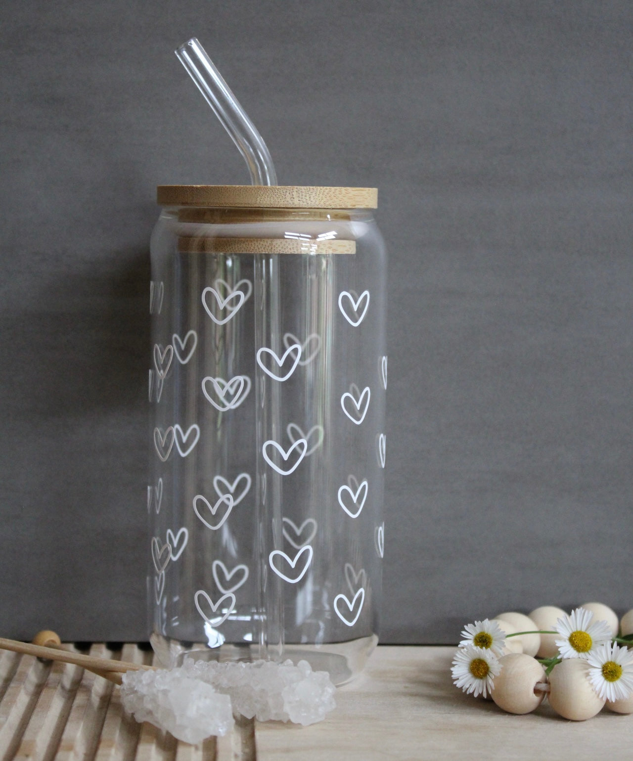 Heart Glass Cup
