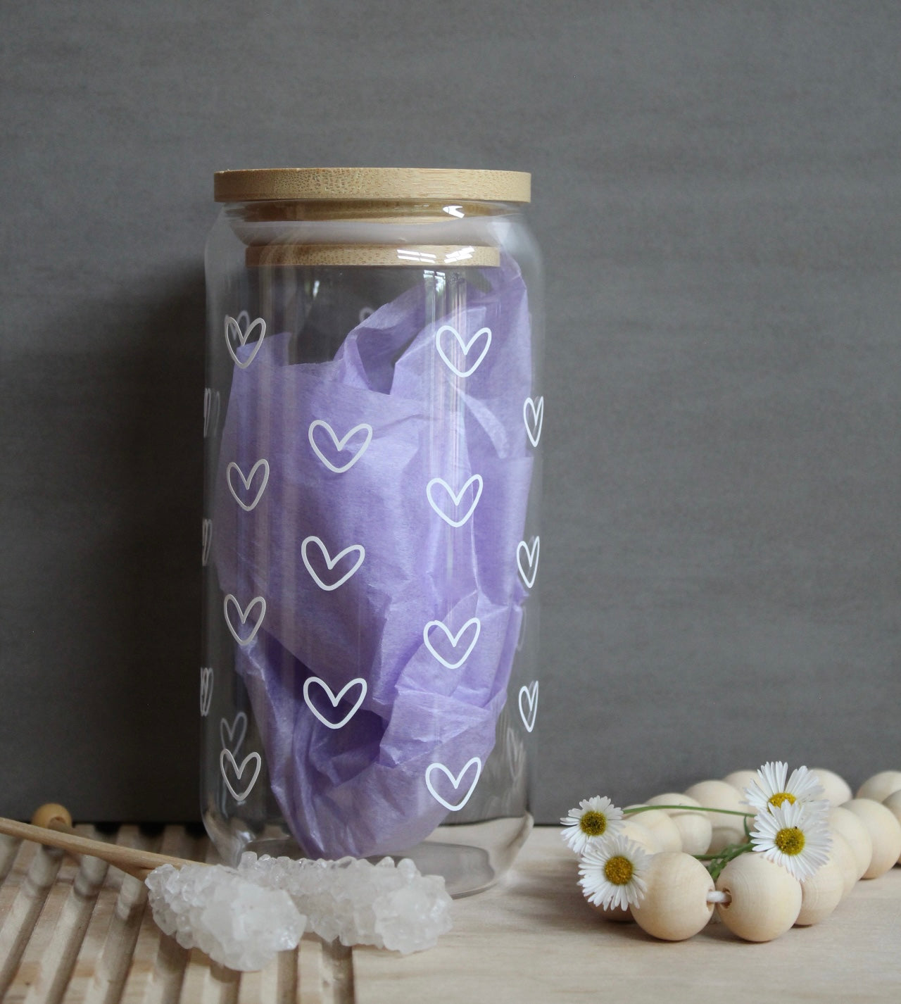 Heart Glass Cup