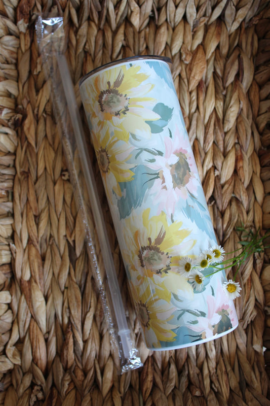 Sunflower Skinny Tumbler