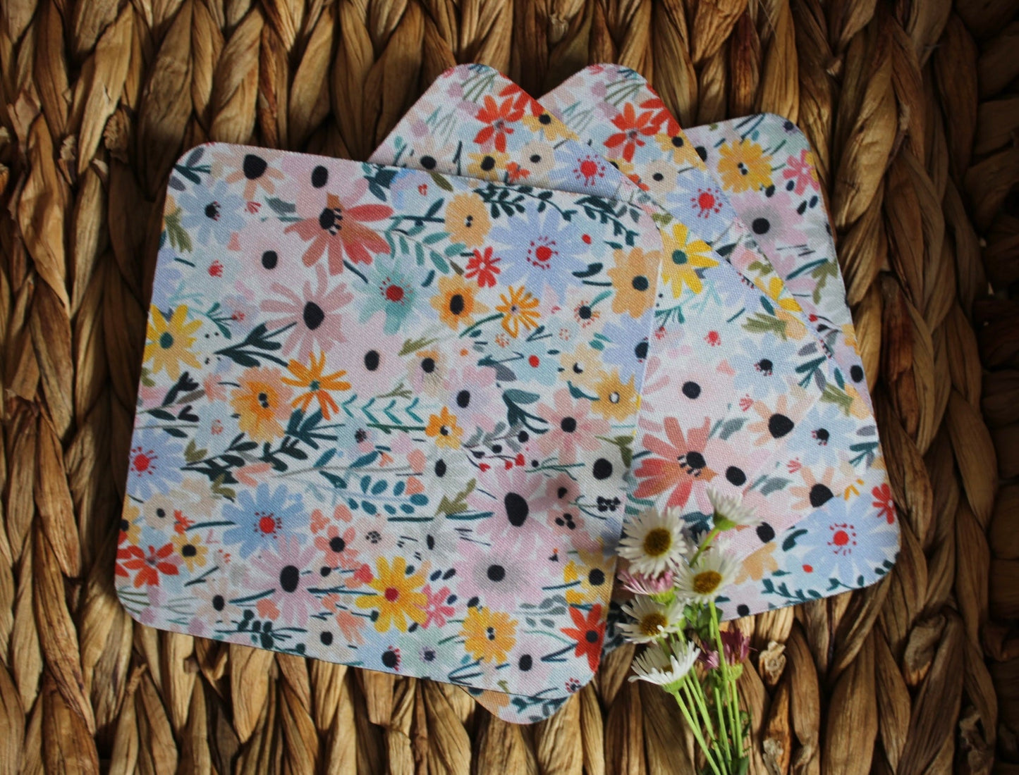Wildflower Rubber Coaster