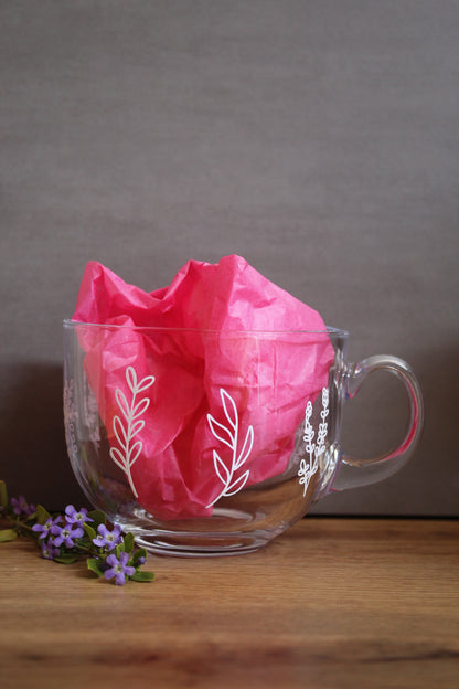 Wildflower All Around Glass Mug