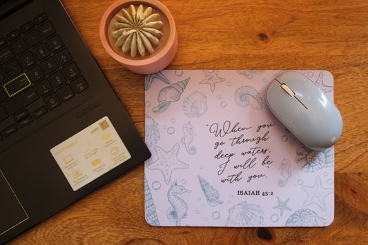 Go Through Deep Water Mousepad