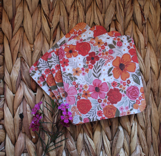 Autumn Wildflower  Rubber Coaster