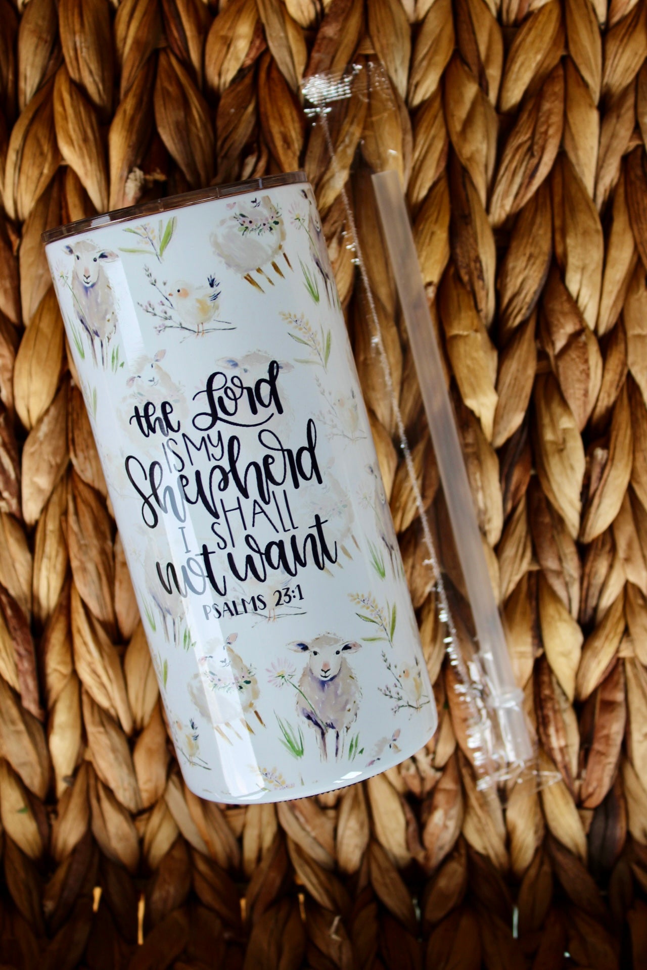 Lord is my Shepherd Skinny Tumbler (Copy)