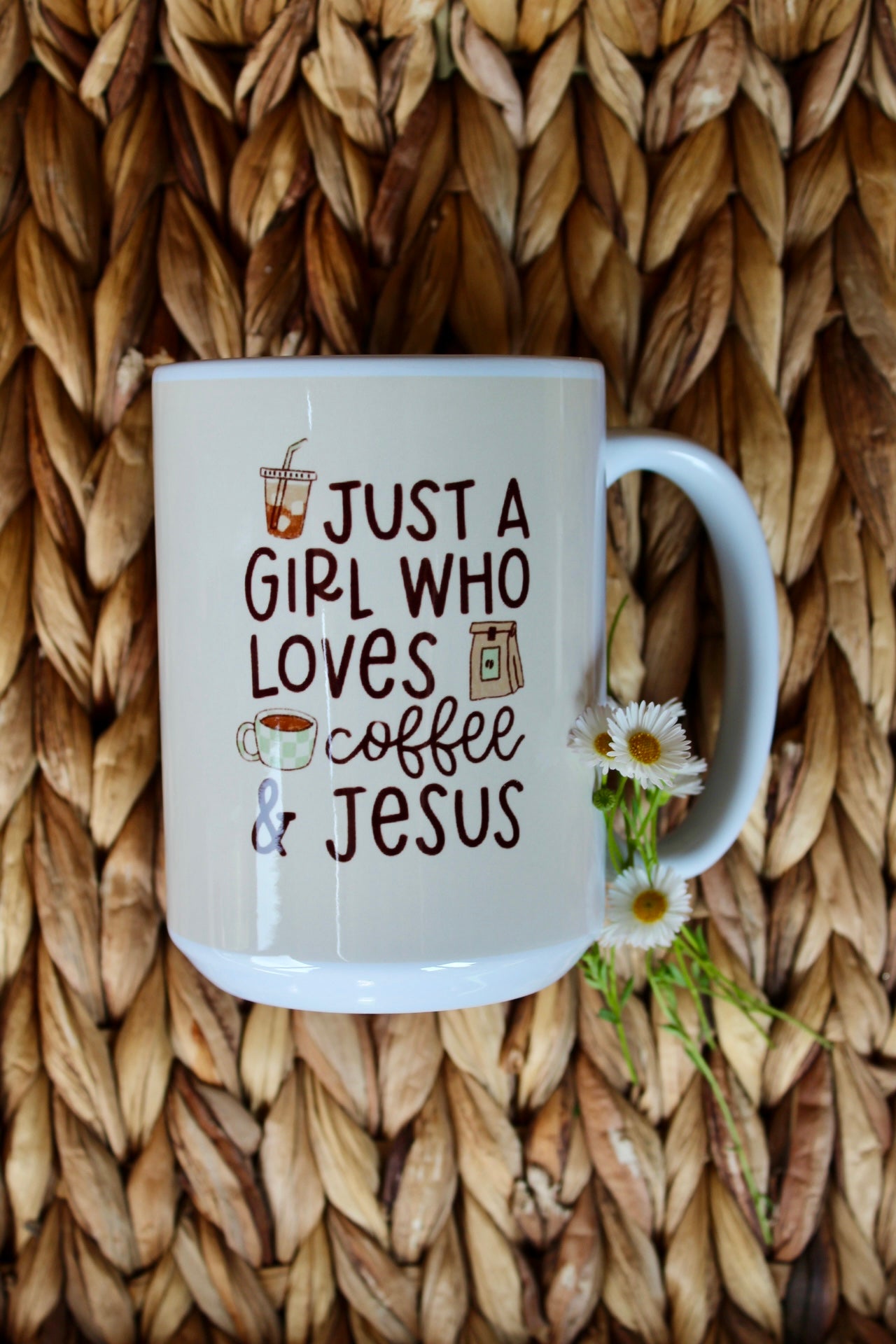 Coffee Just A Girl Jumbo Mug