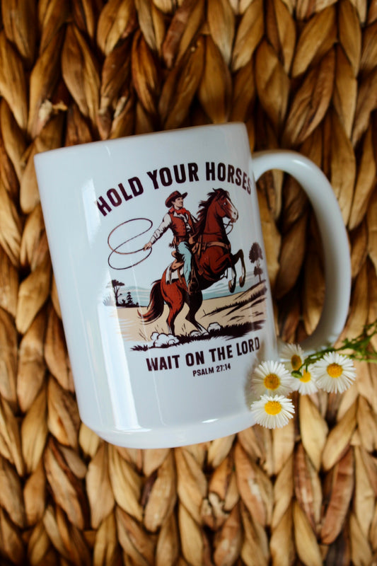 Wait on the Lord Jumbo Mug