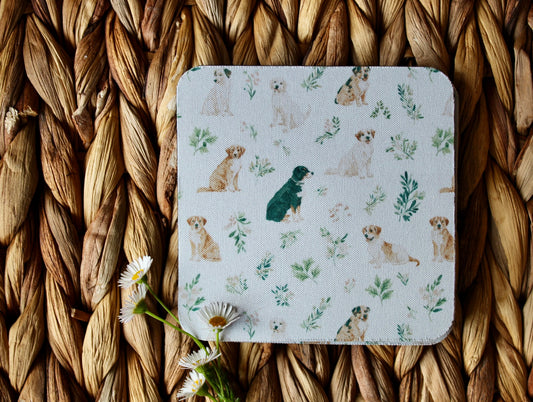 Dog Rubber Coaster