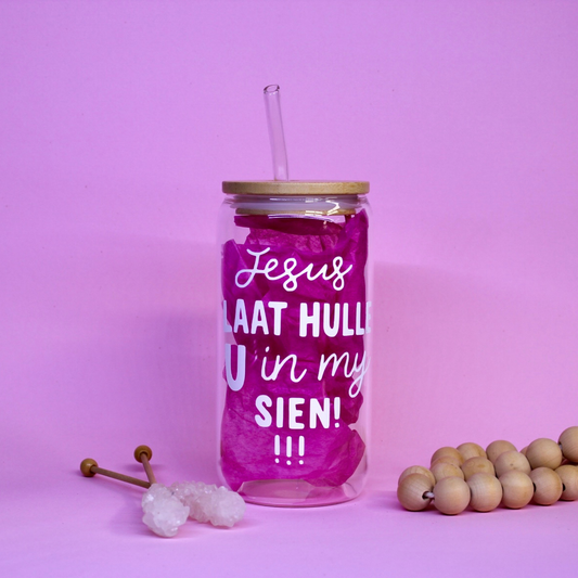 U in My Sien Glass Cup