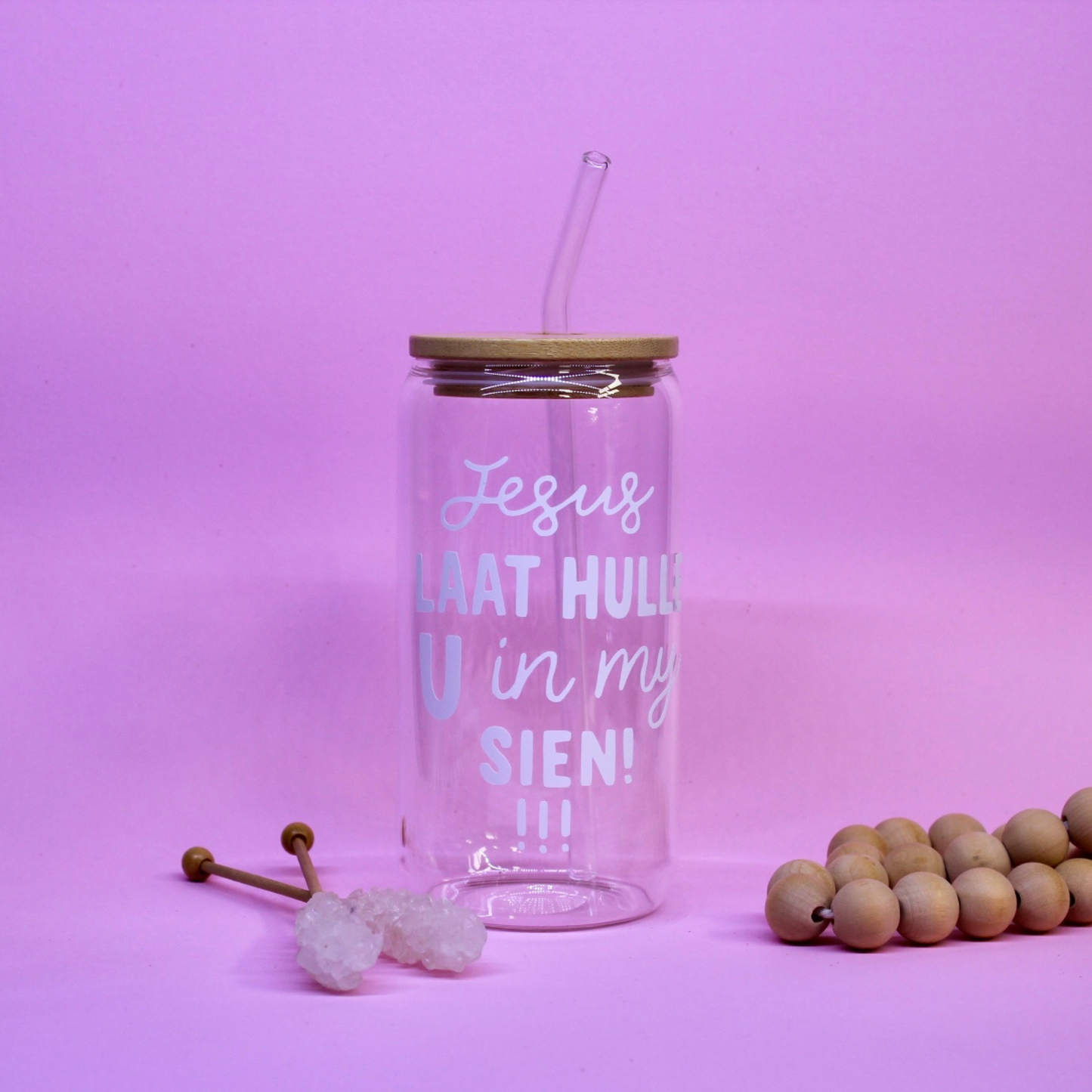 U in My Sien Glass Cup