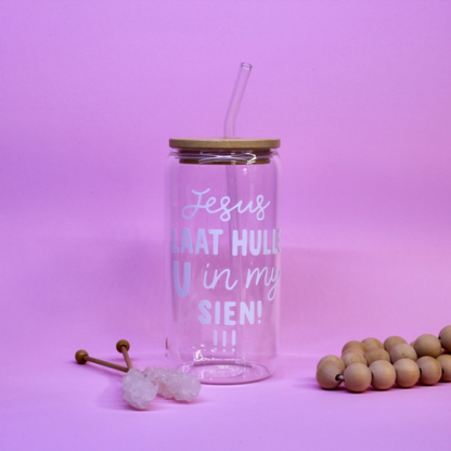 U in My Sien Glass Cup