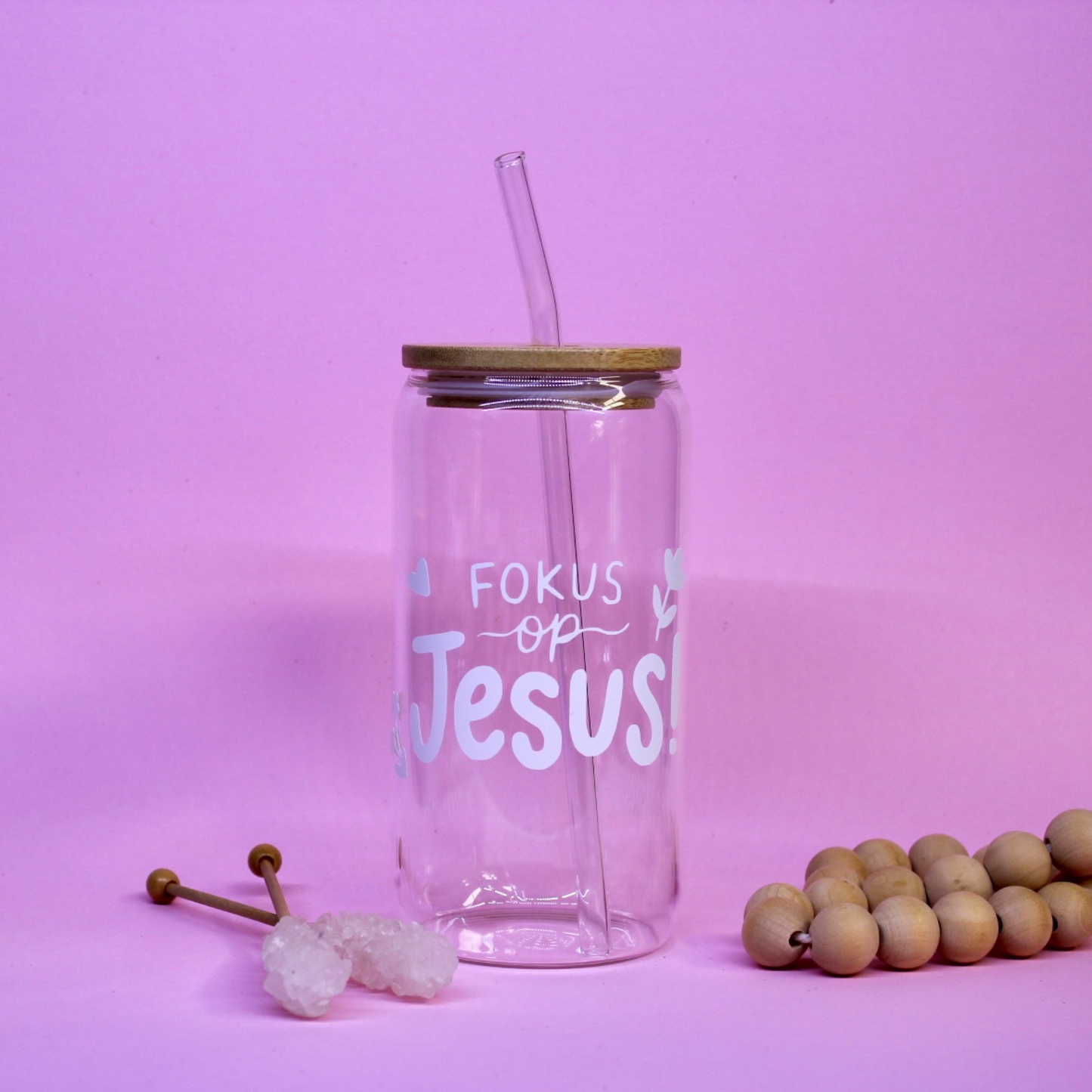 Fokus op Jesus Glass Cup