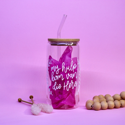 Hulp Kom Van Die Here Glass Cup