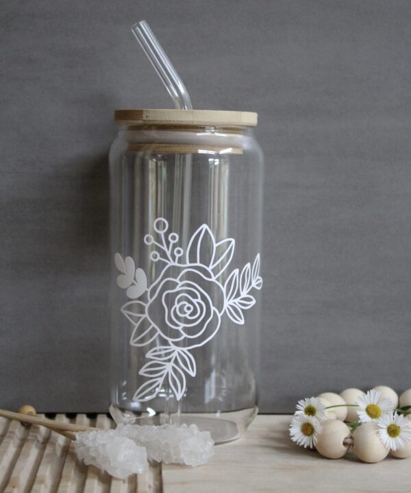 Rose Glass Cup