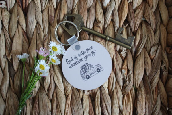 With God Keychain